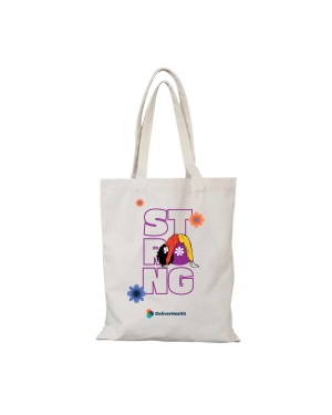Strong Women Tote Bag - White
